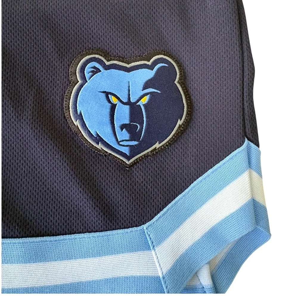 Ja Morant Memphis Grizzlies NBA Basketball Shorts Mens XL Blue UNK Mesh #12